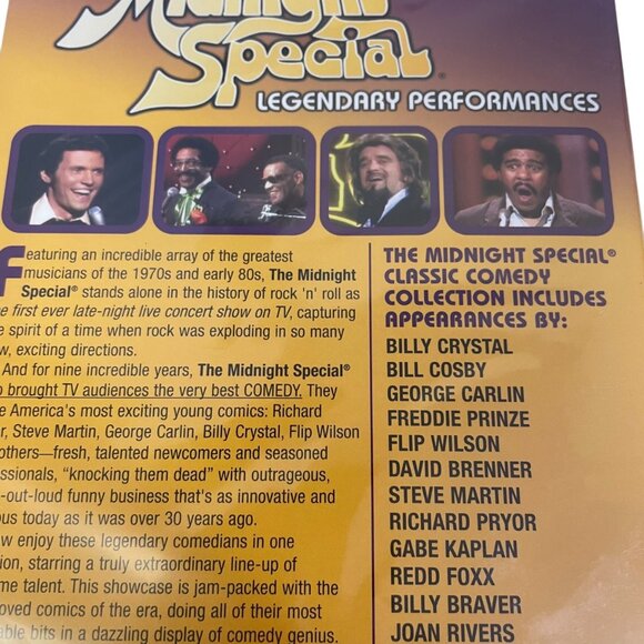 The Midnight Special: Legendary Performances DVD Featuring Classic Comedy Legend - Picture 8 of 8